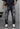 Black Island Destroyed Jeans 17344 Schwarz – Frontansicht, Herren Slim Fit