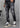Black Island Jeans 17344 Schwarz – Destroyed-Details am Bein
