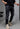 Black Island Jeans 17404 Schwarz mit Kette – Seitenansicht