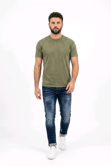 M2Napoli Jeans M-121 Slim Fit Denim – Frontansicht | GMILANO Fashion Basel