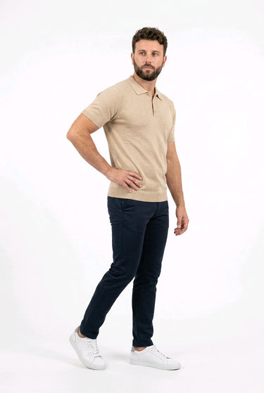 Polo Tony Moro Beige Made in Italy – Seitenansicht | GMILANO Fashion