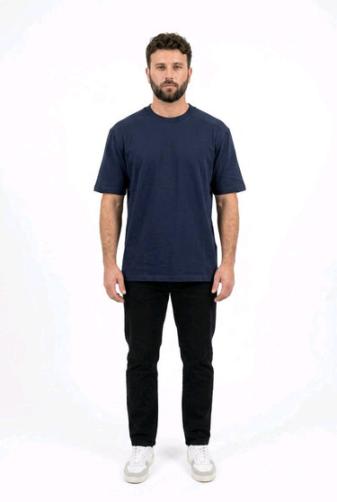 T-Shirt Brothers Navy Blue – 100% Baumwolle Regular Fit Made in Italy | GMILANO Fashion Basel