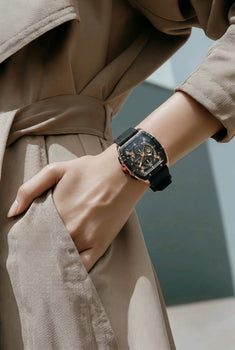 CURREN Apex Bold Uhr Schwarz – Zeitlose Herrenuhr mit Quarzwerk | GMILANO