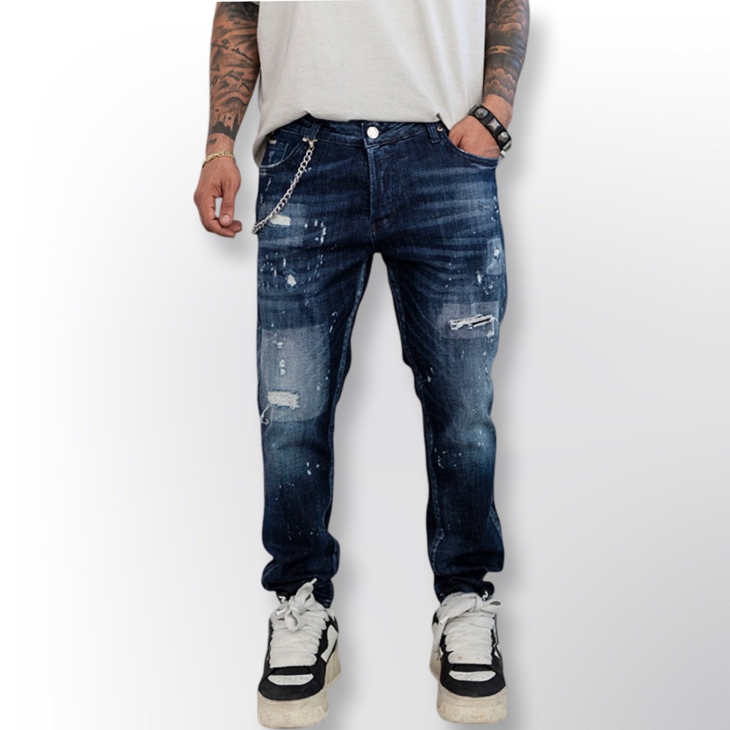 Lux Denim Black Island Blue Jeans 16930