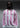 Black Island Pressure Strickpullover Rosa-Weiss – Frontansicht mit Polokragen #Farbe_Rosa