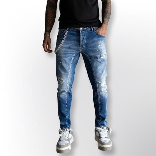 Lux Denim Black Island Blue Jeans 16712