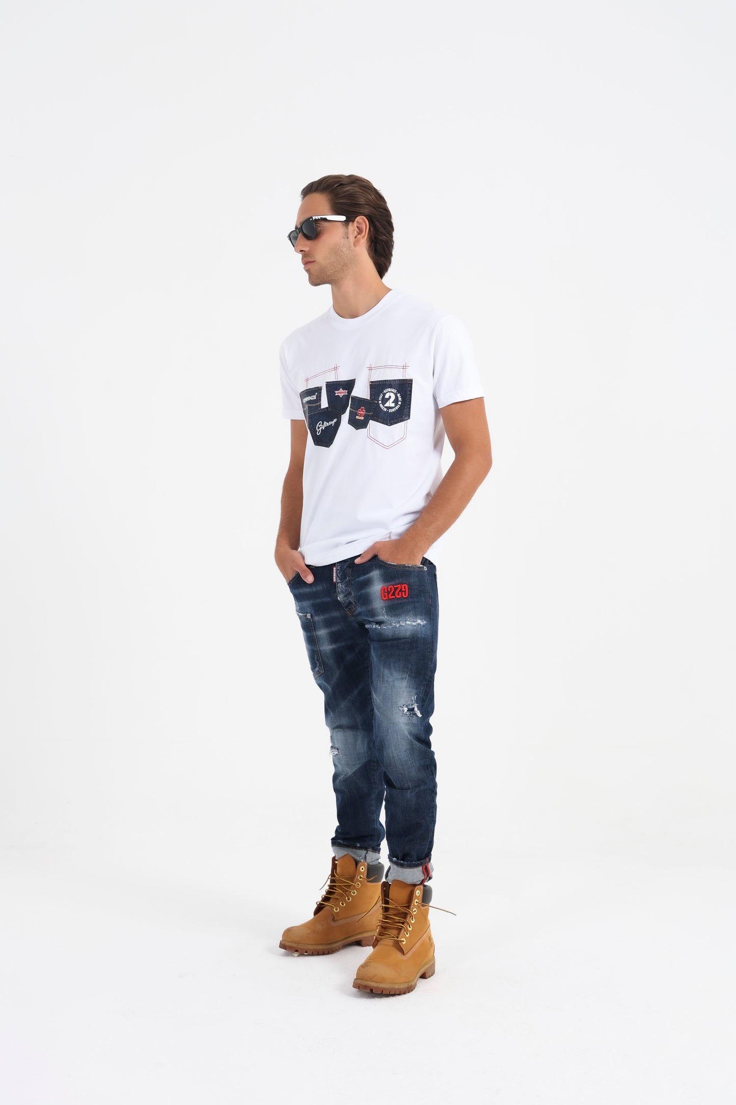 G2Firenze Mod. Three Pocket Blue Slim Fit