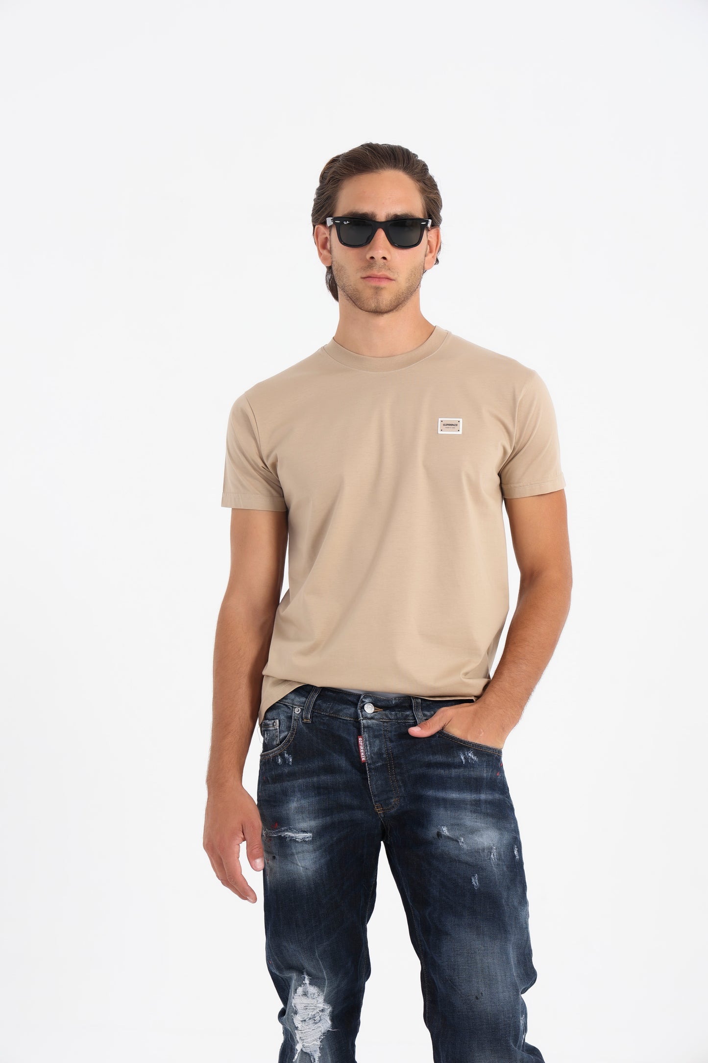 G2Firenze Mod. Targhetta Logo a Tinta Regular Fit