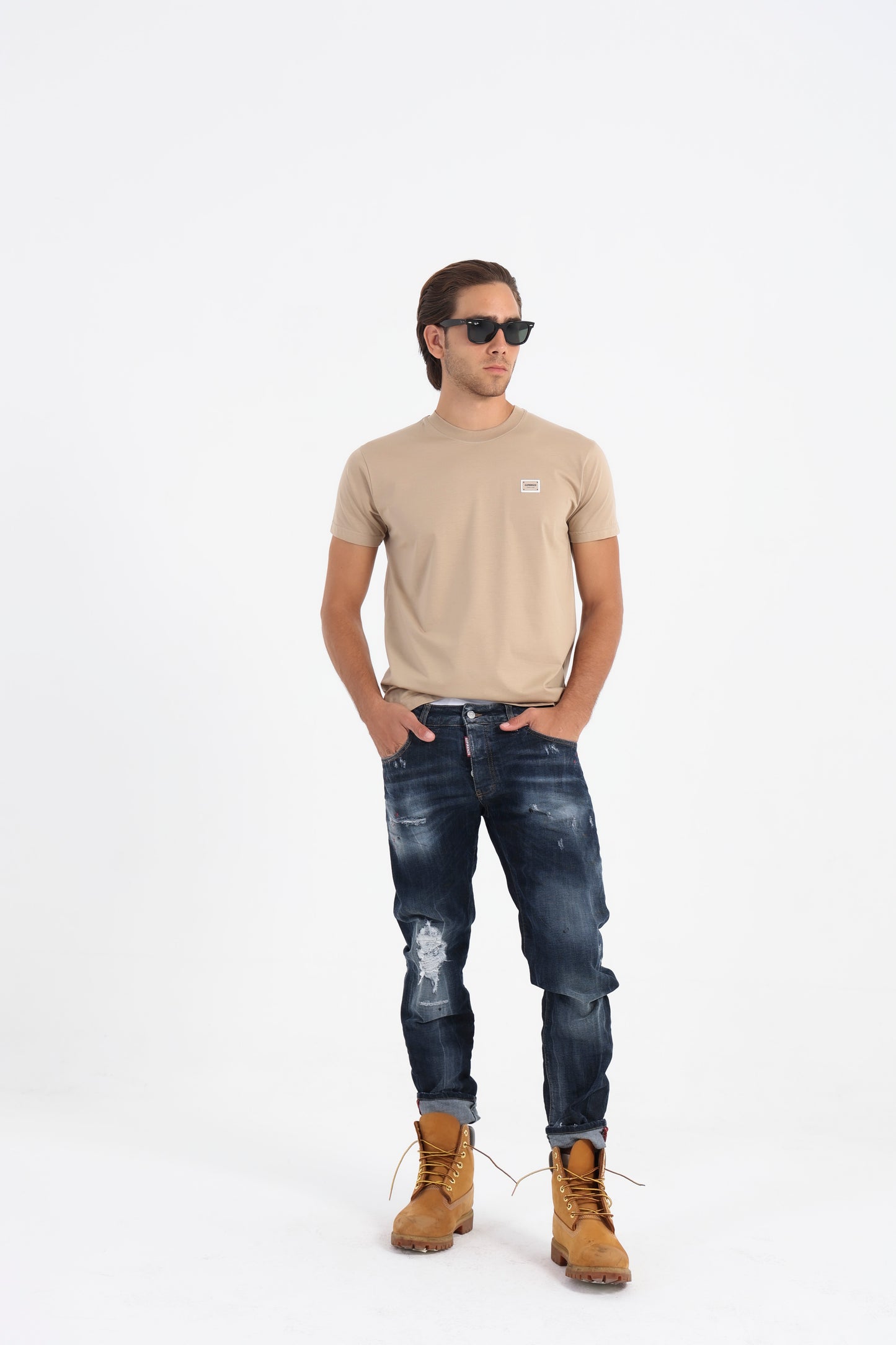 G2Firenze Mod. Targhetta Logo a Tinta Regular Fit