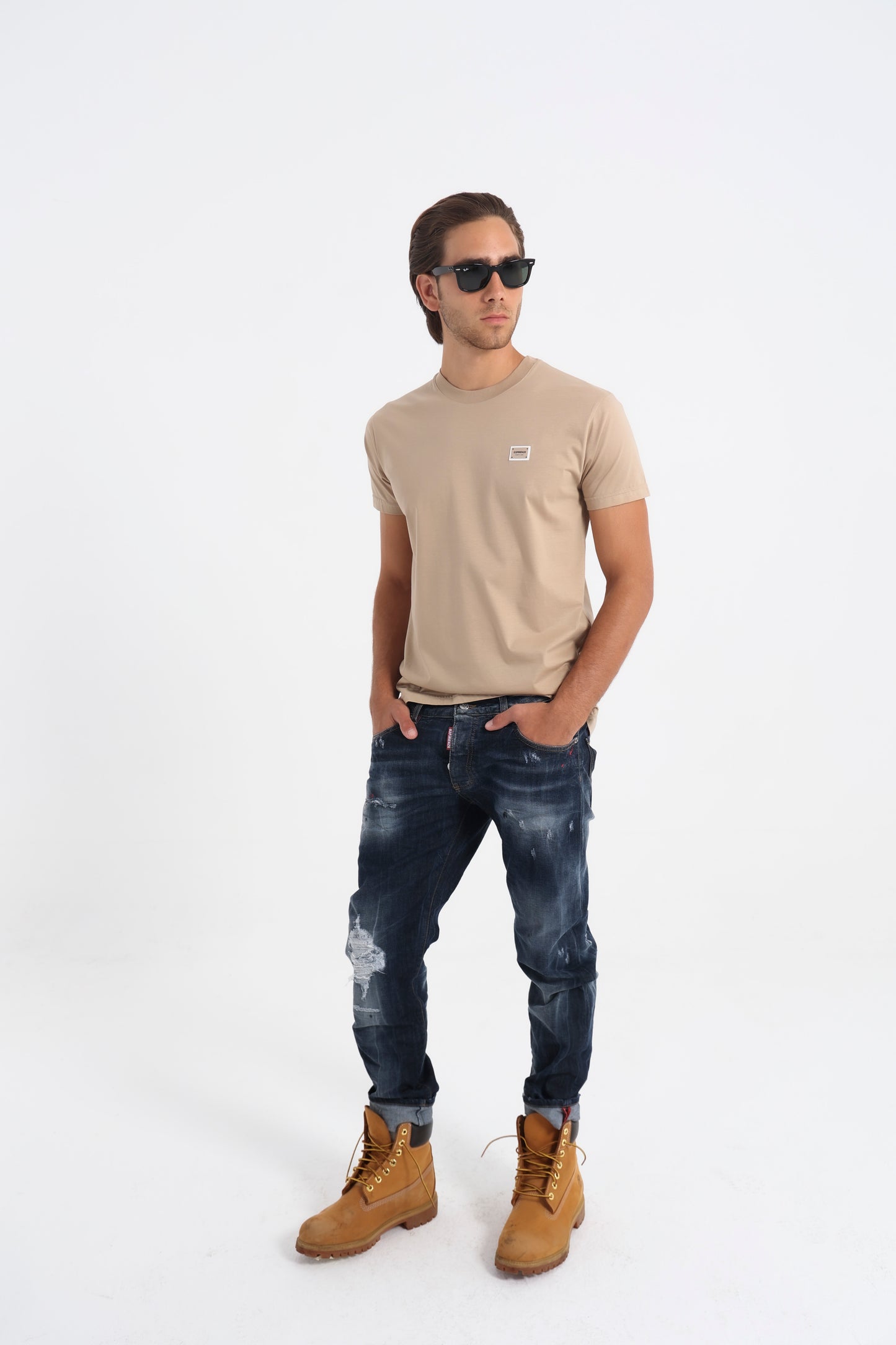 G2Firenze Mod. Targhetta Logo a Tinta Regular Fit