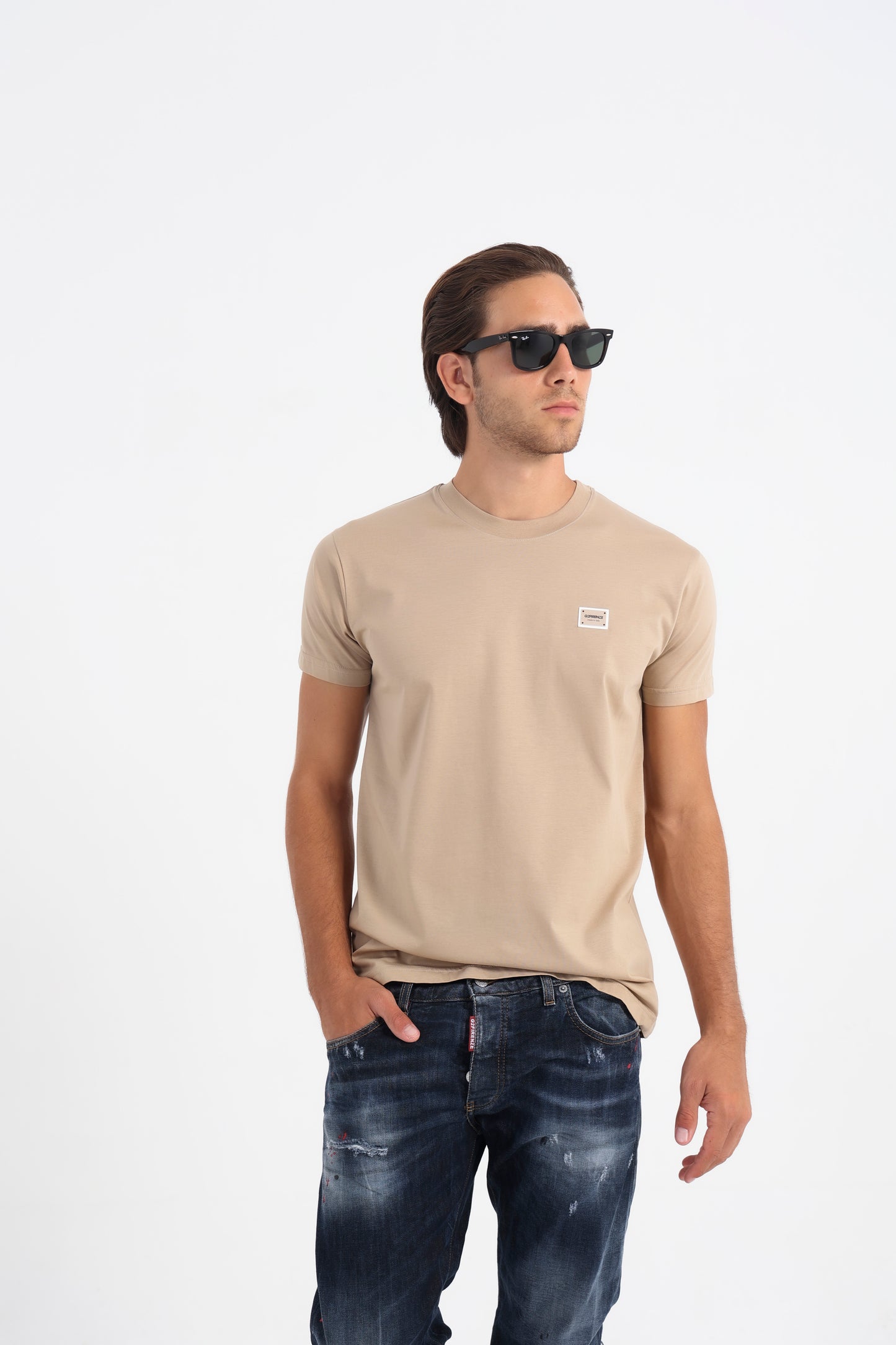 G2Firenze Mod. Targhetta Logo a Tinta Regular Fit