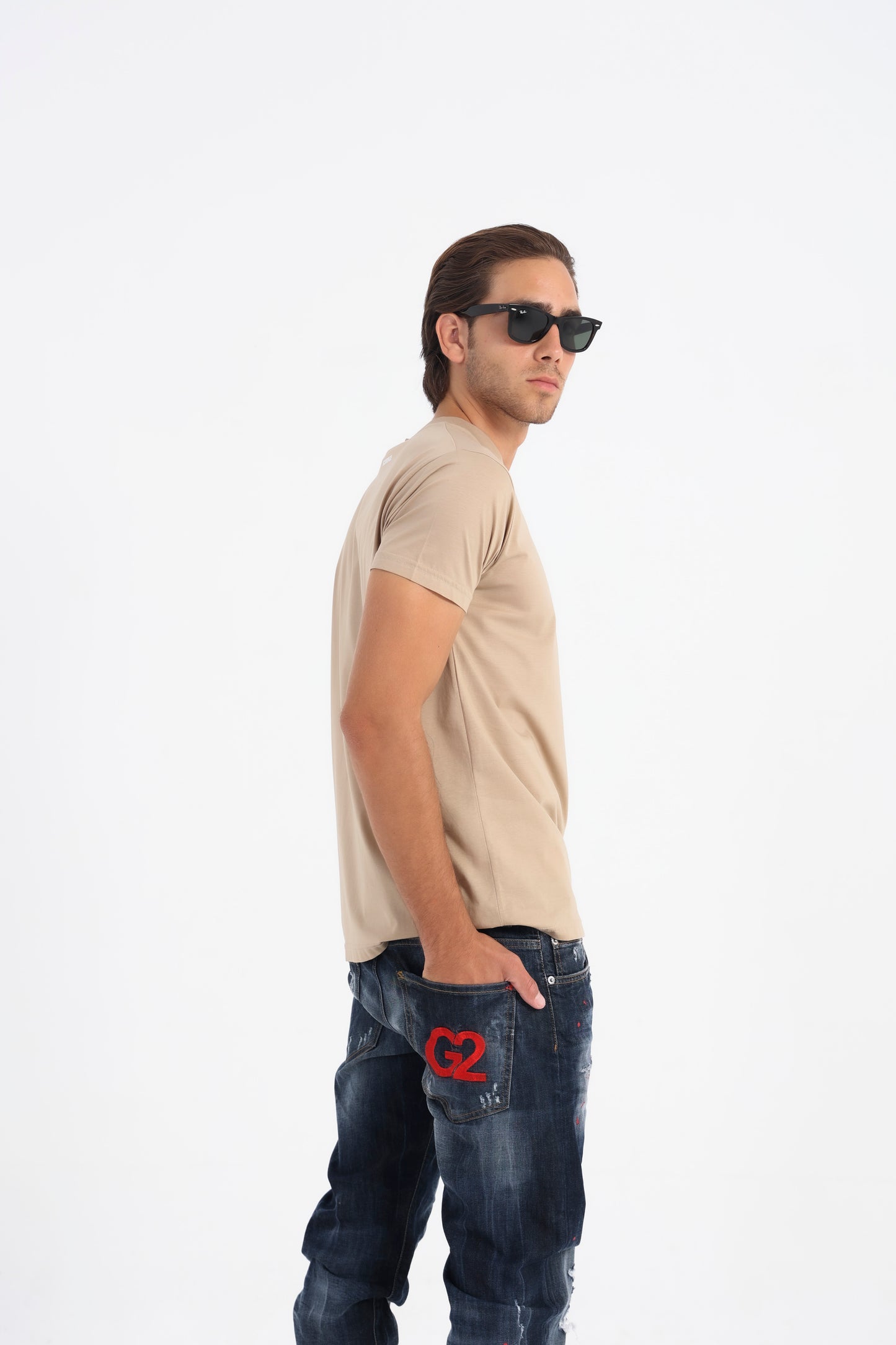 G2Firenze Mod. Targhetta Logo a Tinta Regular Fit