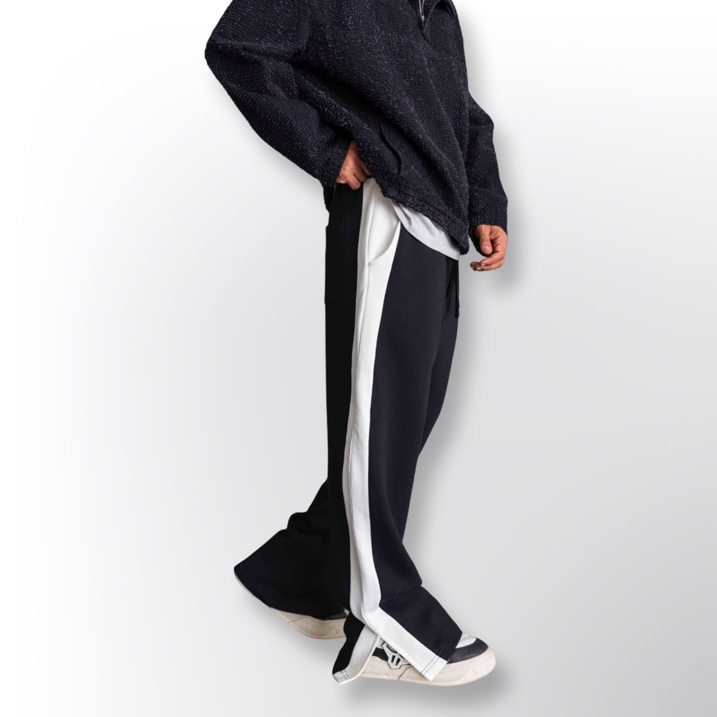 Black Island Jogger Pants BlackWhite