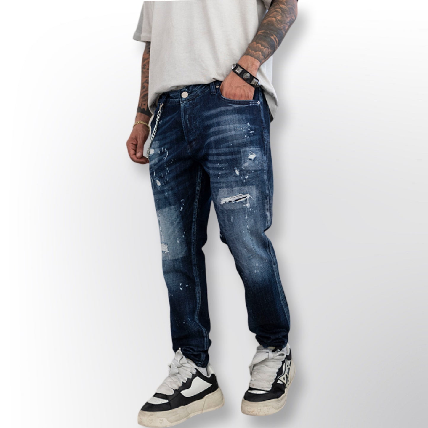 Lux Denim Black Island Blue Jeans 16930