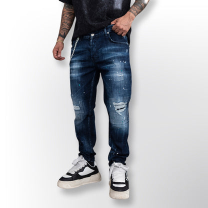 Lux Denim Black Island Blue Jeans 16909