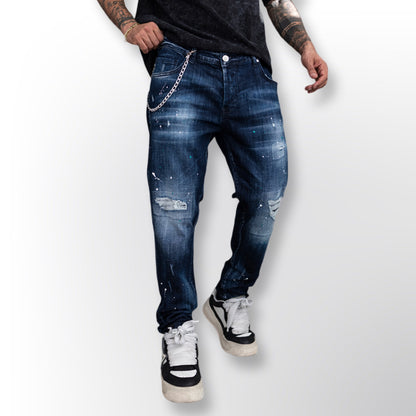 Lux Denim Black Island Blue Jeans 16909