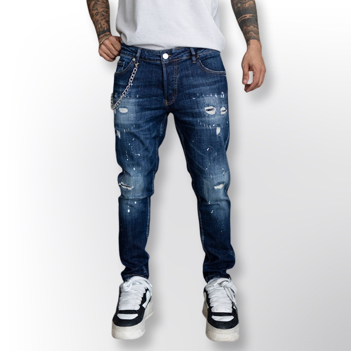 Lux Denim Black Island Blue Jeans 16934