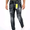 M2Napoli Jeans M-124 Slim Fit Schwarz – Frontansicht | GMILANO Fashion Basel