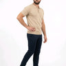 Polo Tony Moro Beige Made in Italy – Seitenansicht | GMILANO Fashion