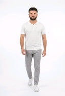 Polo Tony Moro Weiss Made in Italy – Frontansicht | GMILANO Fashion Basel