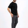 Tony Moro T-Shirt Schwarz Made in Italy – Seitenansicht | GMILANO Fashion