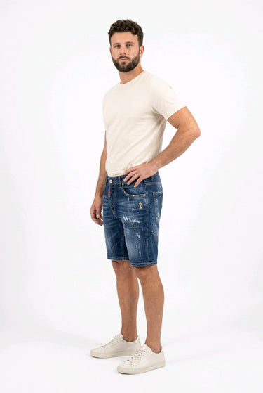 G2FIRENZE Short Red Spot Denim Shorts Sommer 2026 – Rückansicht | GMILANO Fashion Basel