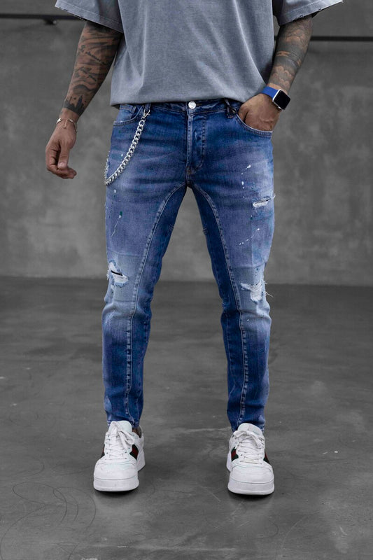 Lux Denim Black Island Blue Jeans 16712