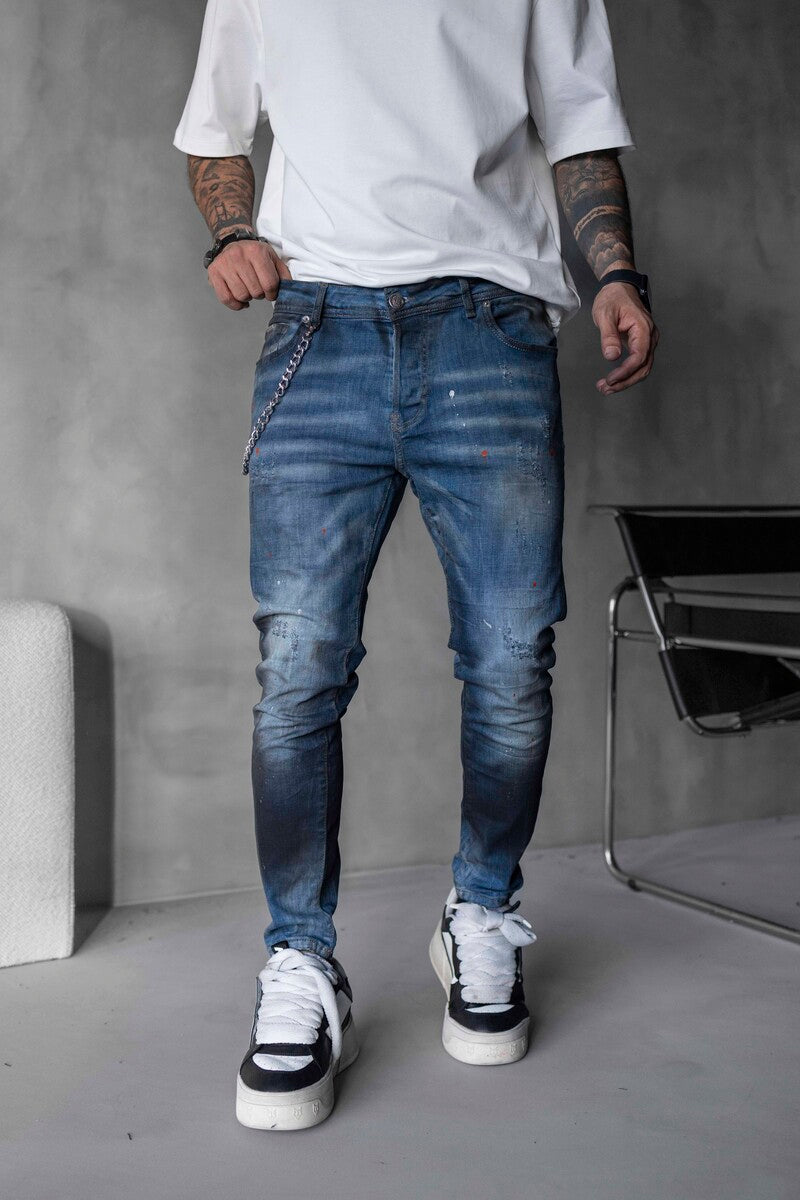 Black Island Lux Denım Blue Jeans 15701