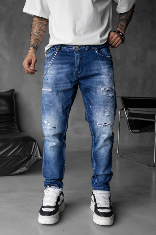 Black Island Lux Denim Blue Jeans 17086