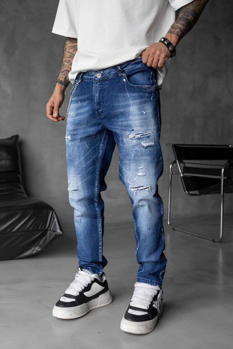 Black Island Lux Denim Blue Jeans 17086