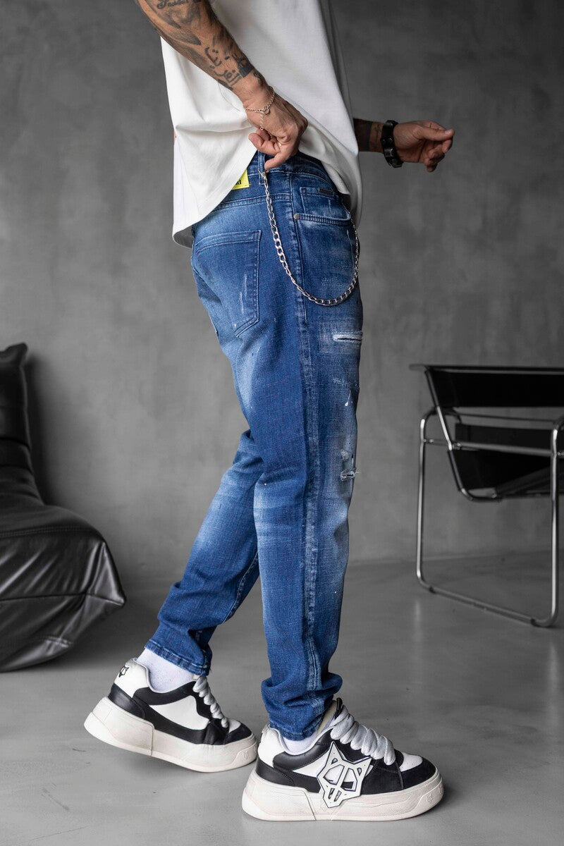 Black Island Lux Denim Blue Jeans 17086