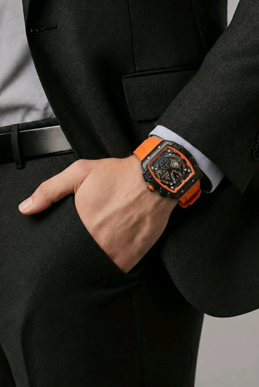 CURREN Apex Bold Orange Herrenuhr Detailansicht – CHF 69.00 | GMILANO
