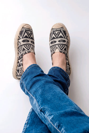 Espadrilles Made in Italy – White Black