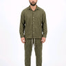 Coordinated Set Military Green Made in Italy – 98% Polyester 2% Spandex, 2-teiliges Outfit in Military Green, Grössen S–L | GMILANO Basel