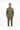 Coordinated Set Military Green Detailansicht – Made in Italy, Stretch-Outfit in Dunkelgrün | GMILANO Basel