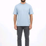 T-Shirt Brothers Babyblau – 100% Baumwolle Regular Fit Made in Italy | GMILANO Fashion Basel