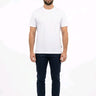 T-Shirt Brothers Weiss – 100% Baumwolle Regular Fit Made in Italy | GMILANO Fashion Basel