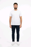 T-Shirt Brothers Weiss – 100% Baumwolle Regular Fit Made in Italy | GMILANO Fashion Basel