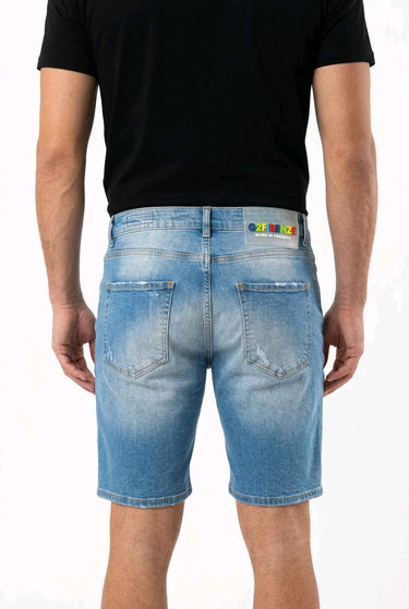 G2FIRENZE Short Jeans Crystal – Detailansicht Denim-Shorts Sommer 2026, Regular Fit, 97% Baumwolle 3% Elasthan | GMILANO Fashion Basel