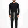 Pantalacci Made in Italy Nero Over – 80% Polyester 17% Viskose 3% Elastan, Over-Fit in Schwarz, Grössen S–XL | GMILANO Basel