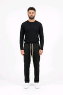 Pantalacci Made in Italy Nero Over – 80% Polyester 17% Viskose 3% Elastan, Over-Fit in Schwarz, Grössen S–XL | GMILANO Basel
